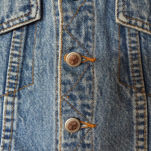 Vintage Denim Vest | Jonny Q Jeanswear Jeans Vest - Picture 4 of 10